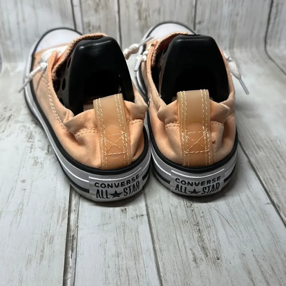Converse Chuck Taylor All Star Shoreline Slip On Peach Orange Sneakers 570486F